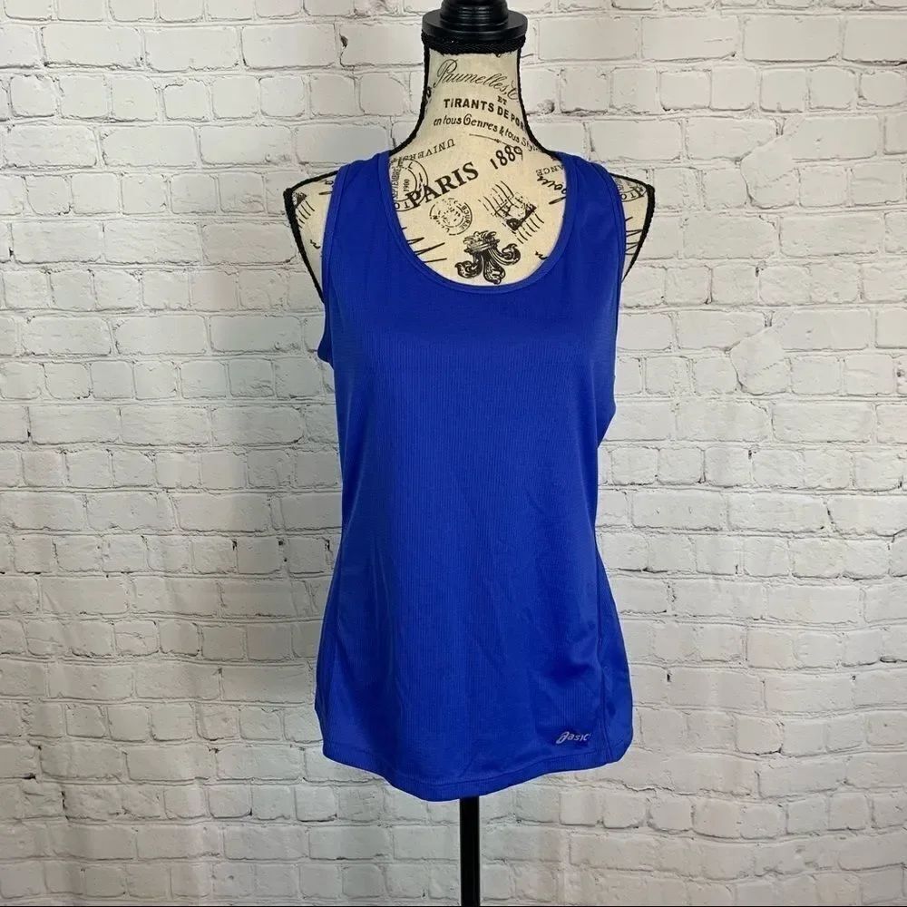 Asics Women's Core Singlet Blue Size Medium WR1629